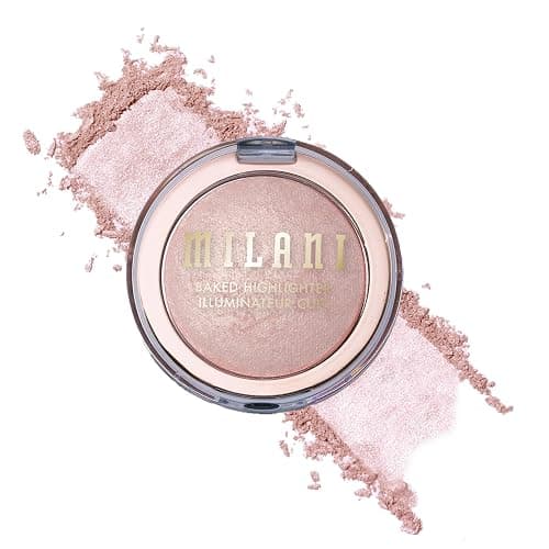 Milani Baked Highlighter, Highlight Powder for Cheeks - Dolce Perla | Seamless-Blend Formula Delivers A Luminous Glow. Infused With Skin-Loving Ingredients With Up To 12 Hours Of Buildable Wear. - Image 1