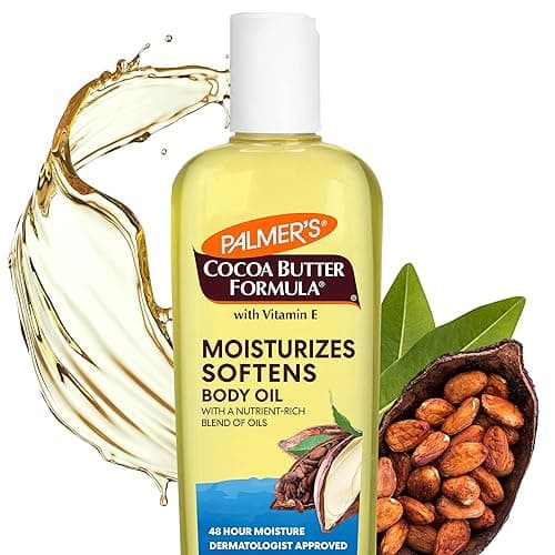 Palmer's Cocoa Butter Moisturizing Body Oil with Vitamin E, Radiant Looking Glow and Skin Hydration, Instant Absorption, Bath, Body and Shower, 8.5 Ounces - Image 1
