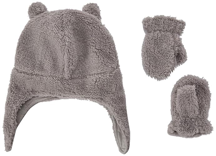 Simple Joys by Carter's Baby Hat and Mitten Set - Image 1