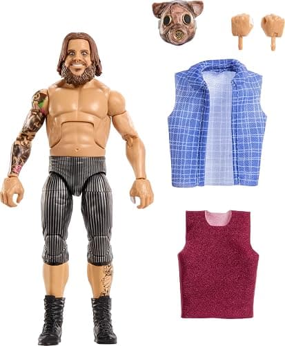 Mattel WWE Elite Action Figure & Accessories, Series #120, 6-inch Collectible Joe Gacy with 25 Articulation Points & Swappable Hands - Image 1