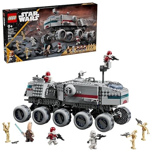 LEGO Star Wars: The Clone Wars Republic Juggernaut Building Toy for Kids - Pretend Play Set W 8/ Toy Figures - Collectible Model Kit for Boys & Girls, Ages 9+ - Gift Idea for Birthdays - 75413 - Image 1