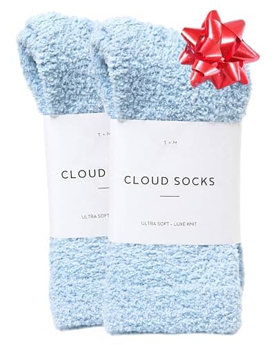 Unboxme Gifts Warm & Cozy Ultra-Luxe Cloud Sock for Women & Men - Super Soft Luxurious Fabric Sleep Socks - Image 1