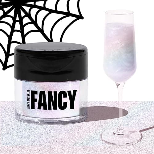 Fancy Sprinkles Moonstone Iridescent Edible Glitter Luster Dust 4gm | For Drinks, Cocktails, Champagne & Cake Decorating | Vegan, Gluten Free, Non-GMO | Made in USA - Image 1