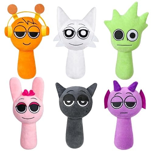 BESTVIVE Plush Figure Toys for Kids, 6PCS Horror Games Plushies Toy for Fans Soft Stuffed Animal Pillows Doll Christmas - Image 1