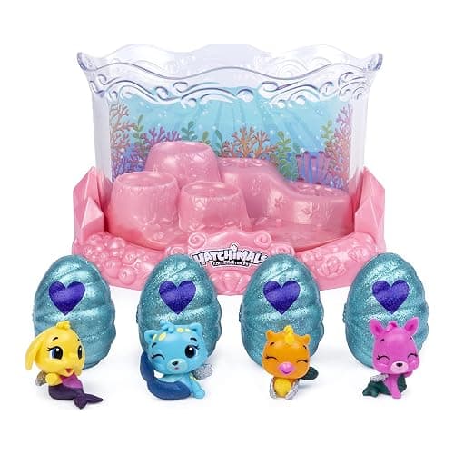 Hatchimals CollEGGtibles, Mermal Magic Underwater Aquarium with 8 Exclusive Characters (Amazon Exclusive Set), Girl Toys, Girls Gifts for Ages 5 and up - Image 1