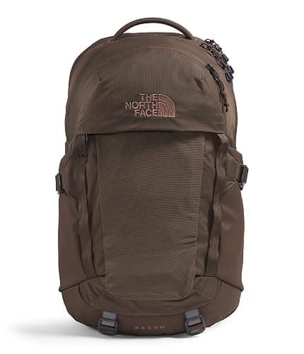 The North Face Recon Everyday Laptop Backpack | Daypack with Water Repellent Finish, 16" Laptop Sleeve, 2 Water Bottle Pockets, Smokey Brown/Latte, One Size - Image 1