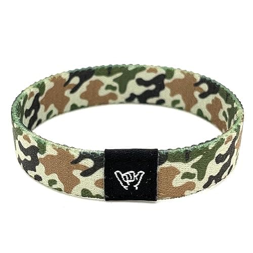 Hang Loose Bands - Coastal Bracelet for Men, Women & Teens - Comfy Tribal Print and Boho - Coastal Style Reversible Wristband - Image 1