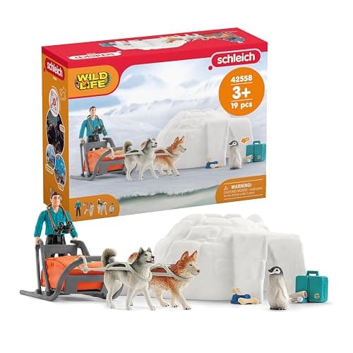 SCHLEICH 42558 WILD LIFE Antarctic Expedition Playset for ages 3+ - Image 1
