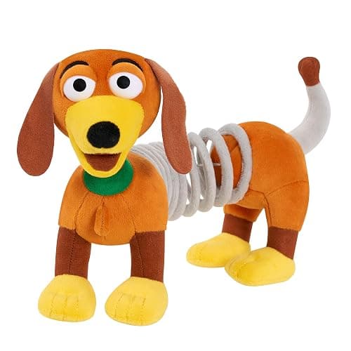 Disney and Pixar Toy Story 16,5 cm Slinky Dog Plush Stuffed Animal, Kids Toys for Ages 18 Month by Just Play - Image 1
