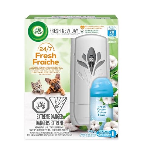 Airwick Freshmatic - Automatic Spray & Refill, Fresh New Day, Tackles tough pet odours 24/7, 1 Count - Image 1