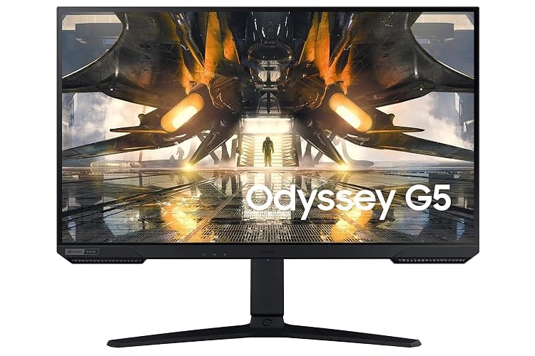SAMSUNG Odyssey G50A Series 32-Inch WQHD (2560x1440) Gaming Monitor, 165Hz, 1ms, IPS Panel, G-Sync, HDR10 (1 Billion Colors), Ultrawide Game View (LS32AG500PNXZA) - Image 1