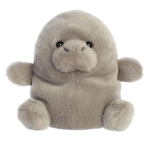 Aurora® Adorable Palm Pals™ Blubs Manatee™ Stuffed Animal - Fun Collectible Plush for Kids and Adult Collectors - Perfect for Decorating Rooms and Birthday Gifts - Gray 5 Inches - Image 1