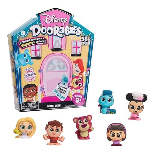 Disney Doorables Multi Peek Series 8, Styles May Vary, Officially Licensed Kids Toys for Ages 5 Up, Holiday Stocking Stuffers, Gifts, and Presents by Just Play - Image 1