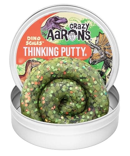 Crazy Aaron's Thinking Putty Dino Scales - Prehistoric Kids Putty Great for Dinosaur and Nature Lovers - Non-Toxic, Never Dries Out - Made in USA - Image 1