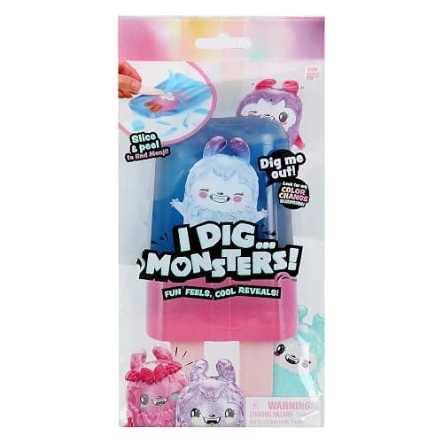 I Dig...Monsters Popsicle Pack - 1pc Collectable ASMR Toy | Fun & Cute Stress Relief Toy - Styles May Vary - Image 1