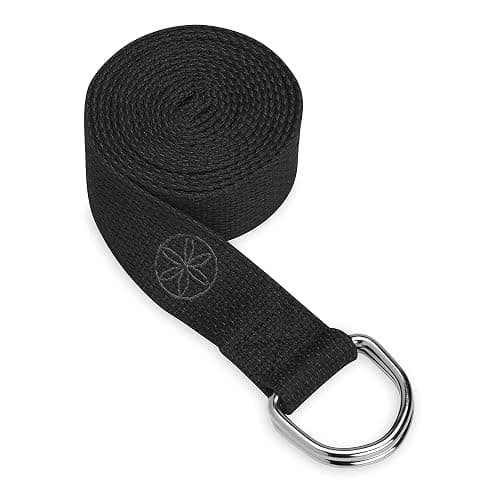 Gaiam Yoga Strap Premium Athletic Stretch Band with Adjustable Metal D-Ring Buckle Loop | Exercise & Fitness Stretching for Yoga, Pilates, Physical Therapy, Dance, Gym Workouts - Image 1