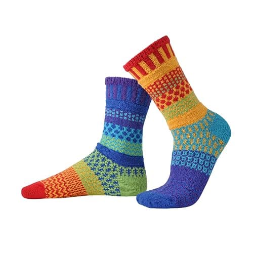 Solmate Socks Women & Men Modern Crew - Mismatched Crew Socks - Image 1