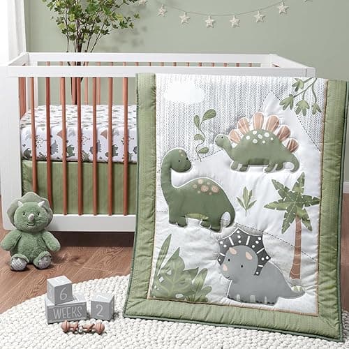 Dinosaur Dreams Crib Bedding Set by The Peanutshell