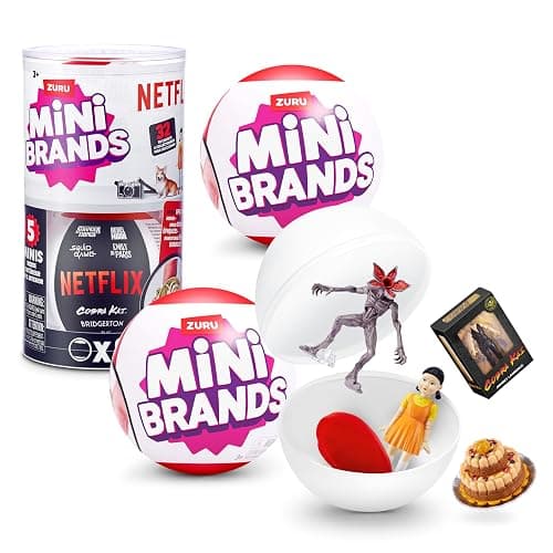 Mini Brands Netflix Capsule 2 Pack by ZURU, Surprise Toy with Collectible Minis, Blind Packaging, Iconic Show Themed Minis - Image 1