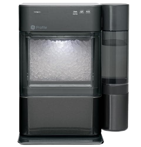 Profile GE Profile Opal 2.0 XL with 1 Gallon Tank, Chewable Crunchable Countertop Nugget Ice Maker, Scoop Included, 38 lbs in 24 Hours, Pellet Ice Machine with WiFi & Smart Connected, Black Stainless - Image 1