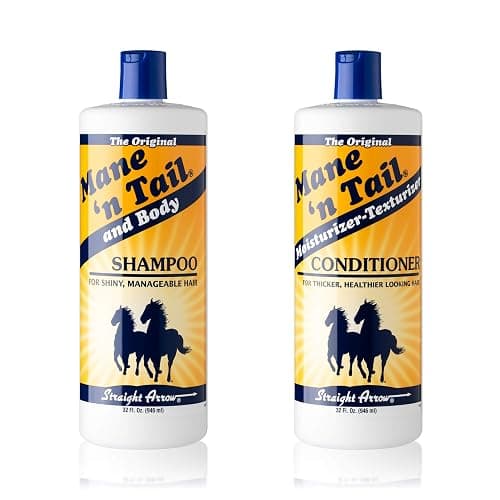 Mane 'N Tail Shampoo & Conditioner Combo Set (32 oz Each) For Horses and Humans For A "Down to the Skin" Cleansing and Conditioning - Image 1