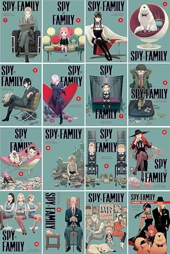 Spy x Family Complete 16-Book Manga Set: Vol. 1–14, Official Guide & Family Portrait by Tatsuya Endo - Image 1
