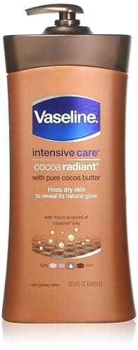 Vaseline Lotion hydratante Intensive Care Deep Conditioning - Enrichie en beurre de cacao et en vitamine E - 600ml - Image 1
