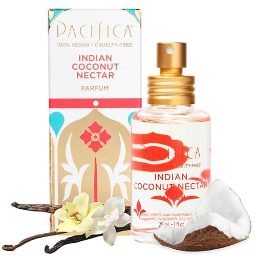 Pacifica Indian Coconut Nectar Perfume Spray – Tropical Vanilla & Coconut Fragrance, Layerable Beachy Perfume for Women, Clean, Non-Toxic, Vegan & Cruelty-Free Formula, All-Day Long Lasting - Image 1