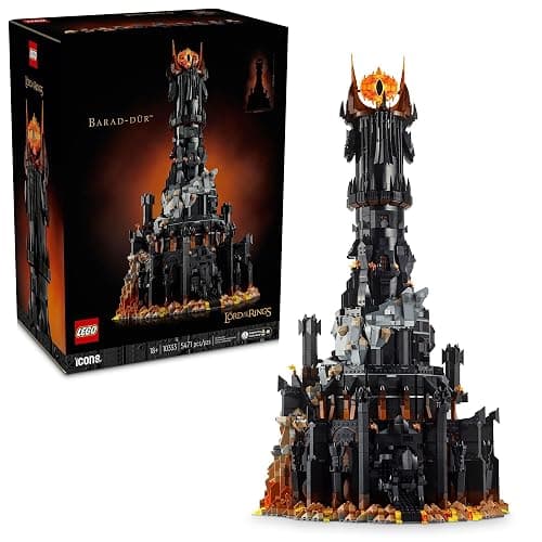 LEGO Icons Lord of The Rings Barad-dûr Building Set for Adults - Lord of The Rings Collectible for Fans - Includes 6 Minifigures - Gift for Men and Women - 10333 - Image 1