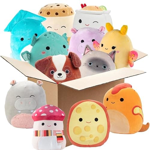 Squishmallows Mystery 10-Inch 3-Squish Value Pack - Get Three Large Official Jazwares Plush for Less - Collectible Soft & Squishy Stuffed Animal Toy - Gift Set for Kids, Girls & Boys - Image 1