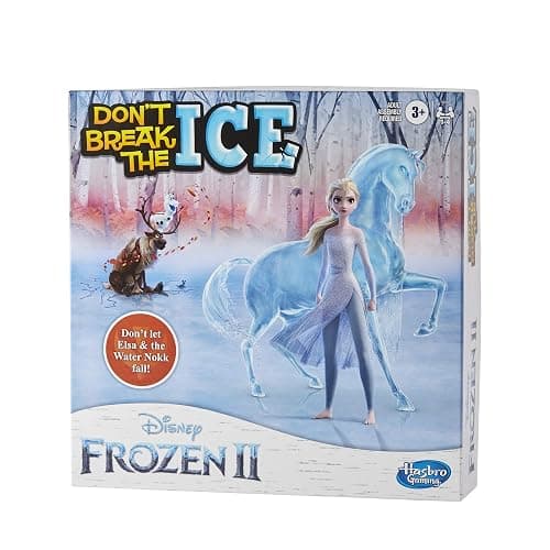 Hasbro Gaming Don't Break The Ice Disney Frozen 2 Edition Game for Kids Ages 3 and Up,Featuring Elsa and The Water Nokk (Amazon Exclusive) - Image 1
