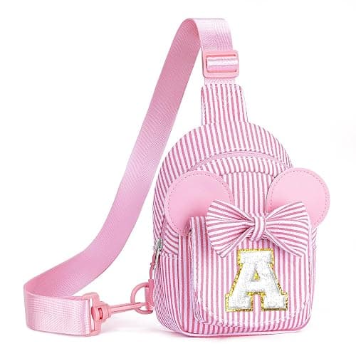 QLOVEA Christmas Gifts for Kids Girls - Sling Bags for Girls Kids | Initial Small Crossbody Bag Purses Girl Kid Gifts - Image 1