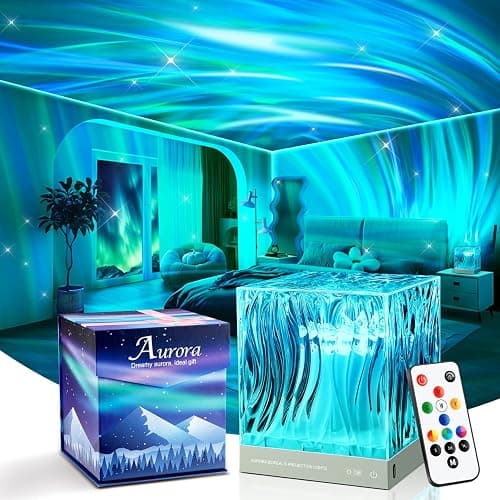 Northern Lights Projector Christmas Gifts for Teen Girls, 18 Colors Galaxy Projector for Bedroom Lumena Lamp Mood Lighting Ocean Lamp, Remote Cute Stuff for Teen Girls Night Light Projector Cool Stuff - Image 1
