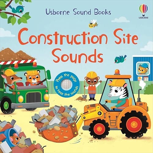 Construction Site Sounds: An Engaging Interactive Experience with Machinery and Truck Sounds and Illustrations (Sound Books) - Image 1