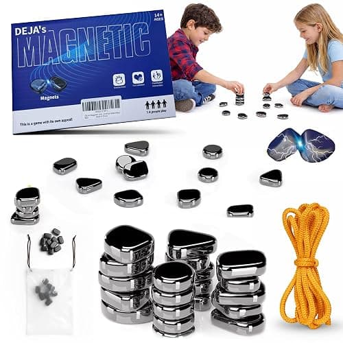 DEJA's Magnetic Chess Game - Magnetic Chess for Family Gatherings-Combining Chess with Magnetic Game for Strategic Play – Enhance Thinking in This Innovative Magnet-Based Game - Image 1