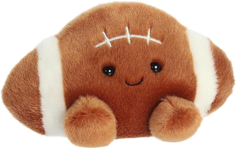 Aurora® Adorable Palm Pals™ Tackle Football™ Stuffed Animal - Pocket-Sized Play - Collectable Fun - Brown 5 Inches - Image 1