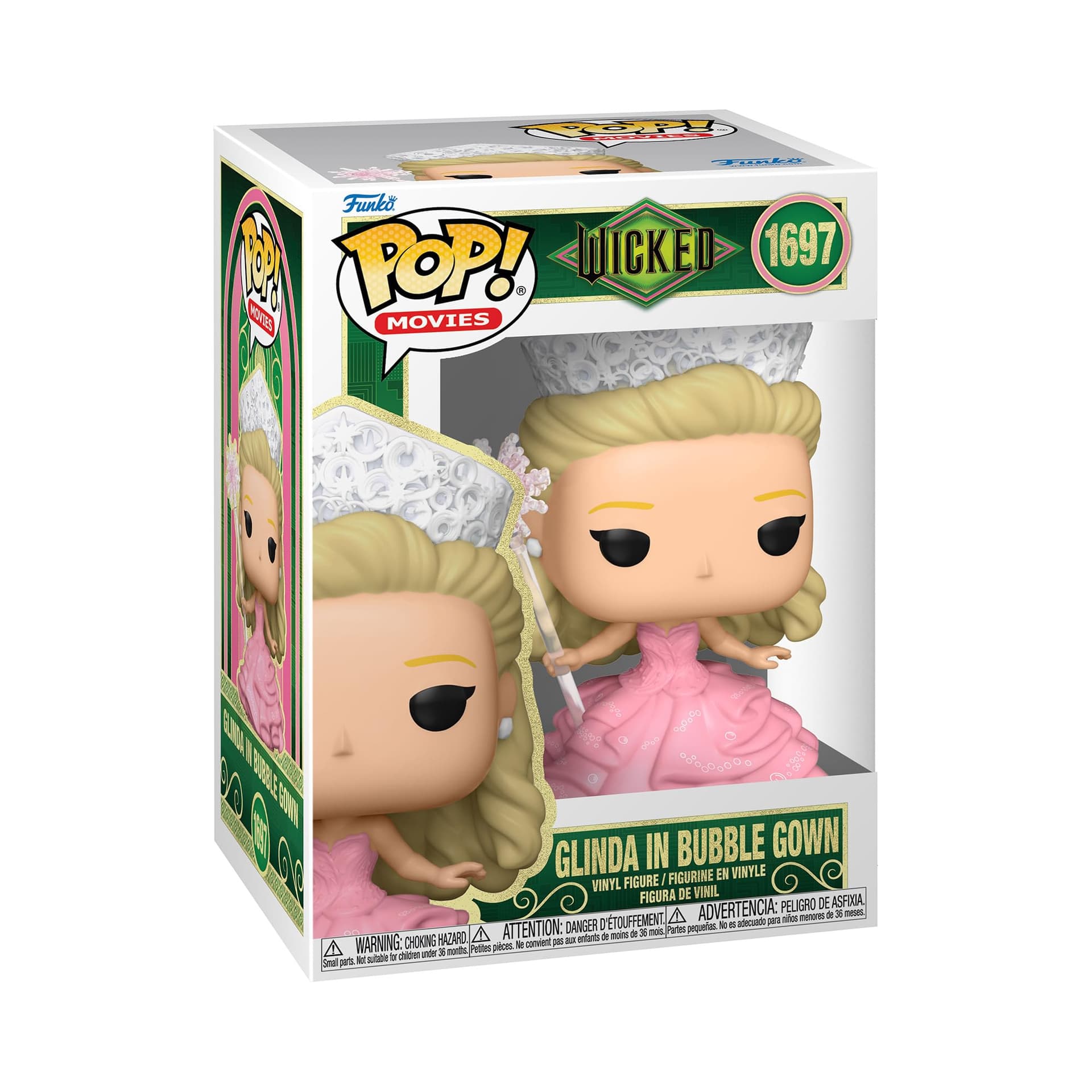 Funko POP Movies: Glinda in Bubble Gown - Wicked - Collectable Vinyl Figure - Gift Idea - Official Merchandise - for Kids & Adults - Movies Fans - Model Figure for Collectors and Display - Image 1