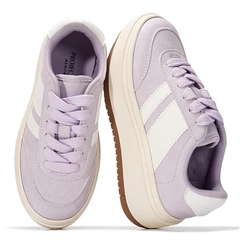 Project Cloud Kids Fashion Platform Sneakers 2026 - Lightweight Memory Foam Insole Kids Shoes - Trendy Platform Kids Sneakers - Durable & Non-Slip Lace up (Little Nita) - Image 1