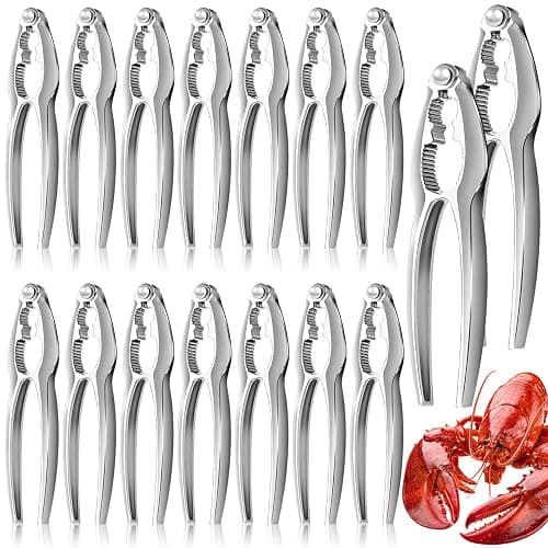 Crab Crackers and Tools, Lobster Crackers, Seafood Crab Leg Cracker Tools, Nut Cracker Set, 16 Pack - Image 1