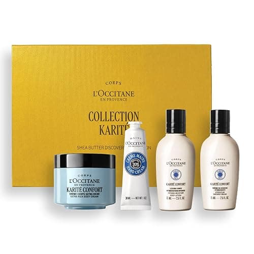 L'OCCITANE Shea Butter (Karité) Discovery Collection, Hydrating Body & Hand Care Set, Premium and Clean Beauty Bath and Body Gift for All - Image 1