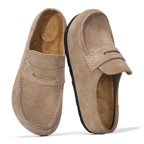Project Cloud 100% Genuine Leather Clogs for Women Footwear 2026 (Haven) | Memory Foam Insole Womens Clogs; Non-Slip Outsole Mules for Women Footwear; Lightweight Women's Mules & Clogs Fall Shoes - Image 1