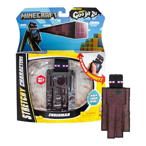 Heroes of Goo Jit Zu Minecraft Stretchy Characters, Collect Enderman with Ender Pearl, Unique Goo Fillings with Hidden Pieces Inside, Stretch Them Up to 3 Times Their Size - Image 1