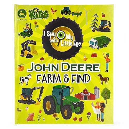 I Spy With My Little Eye John Deere Farm & Find - Kids Search, Find, and Seek Activity Book, Ages 3, 4, 5, 6+ - Image 1