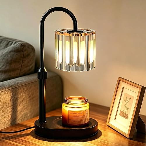 Lukasa Candle Warmer Lamp, with Timer Dimmer Adjustable Height, Home Decor, Room Decor, Wax Melt Warmer for Candles, Gifts for Mom, Gifts for Mother's Day, Birthday Gifts for Women - Image 1