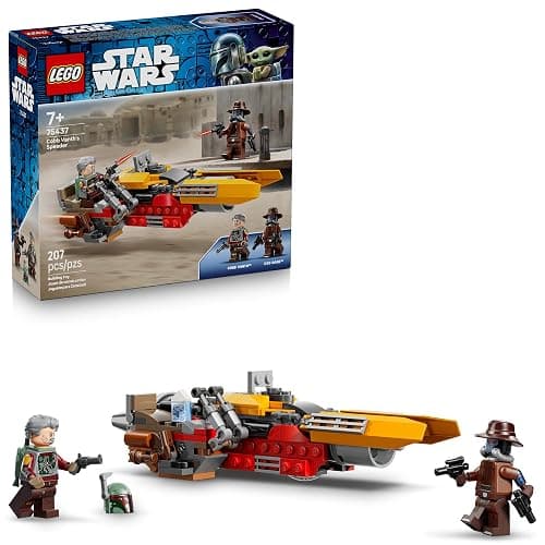 LEGO Star Wars Cobb Vanth’s Speeder Building Toy for Boys & Girls - Pretend Play Space Vehicle for Kids & Fans, Ages 7+ - Gift for Birthdays - W/Cobb Vanth & Cad Bane Minifigures - 75437 - Image 1
