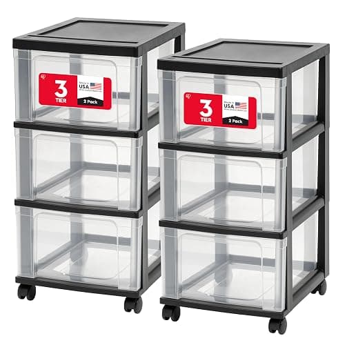 3 Tier Rolling Containers - Image 1