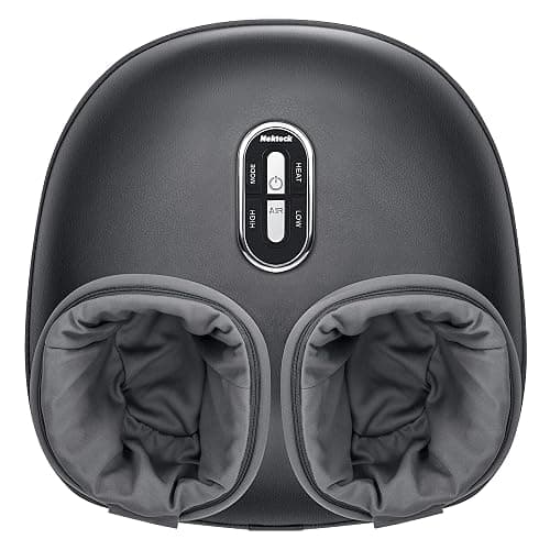 Nekteck Shiatsu Foot Massager with Heat, FSA Eligible Deep Kneading Therapy Air Compression, HSA Feet Massage Improve Blood Circulation Foot Wellness Soothing Pain Relief, Relax for Home Office Use - Image 1