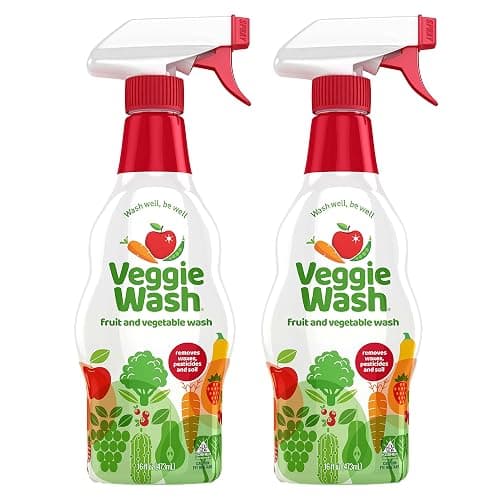 Veggie Wash Fruit & Vegetable Wash, Produce Wash and Cleaner, 16-Fluid Ounce, Pack of 2, Packaging May Vary - Image 1