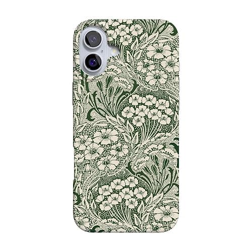 Casely iPhone 16 Case | Mystic Meadow | Green Gardens | Compatible with MagSafe | Classic Ultra Slim Design - Image 1