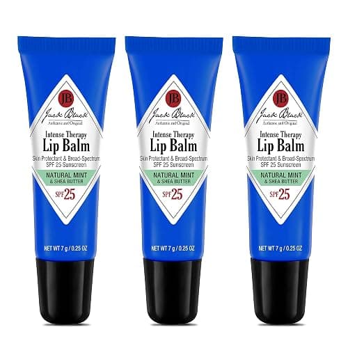 Jack Black Intense Therapy Lip Balm, 0.25-Oz. – SPF 25 Sun Protection, Lip Moisturizer, Hydrating Lip Balm with SPF, Lip Sunscreen - Image 1